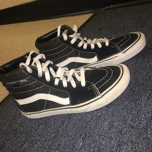 black high top vans